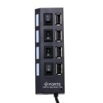 USB хъб No Brand USB 2.0 7 Порта Черен - 12054 - 03