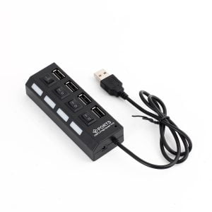 USB хъб No Brand USB 2.0 4 Порта Черен - 12053