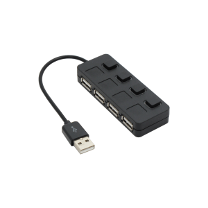 USB хъб No Brand USB 2.0 4 Порта Черен - 12056