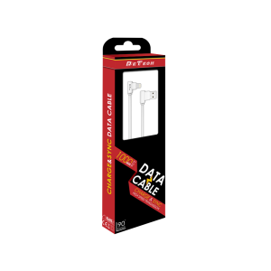 Кабел за данни DeTech DE-21i Lightning (iPhone 5/6/7/SE) 1.0m Бял - 14130 - 02