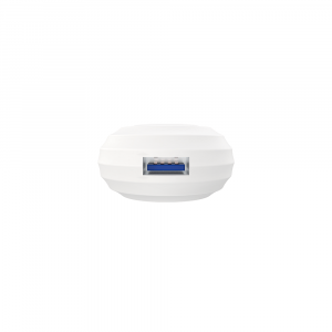 Мрежово зарядно устройство DeTech DE-28i 5V/2.1A 220V1 x USB С Lightning кабел 1.0m Бял - 14134 - 02