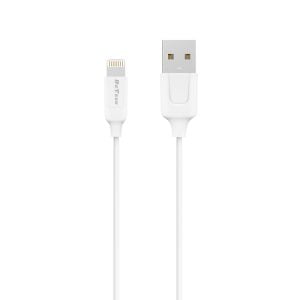 Мрежово зарядно устройство DeTech DE-32QCi 18W С Lightning кабел 2 x USB F QC Бял - 40326 - 02