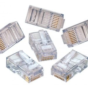 Букси No brand RJ-45 200 броя в пакет Прозрачни - 17140 - 02