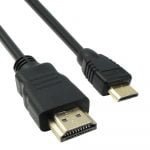 Кабел DeTech HDMI - HDMI mini 1.5m Черен -18066