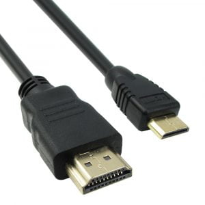 Кабел DeTech HDMI - HDMI mini 1.5m Черен -18066