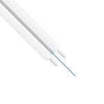 Оптичен кабел DeTech FTTH 1 влакно Indoor 2000м Бял - 18415