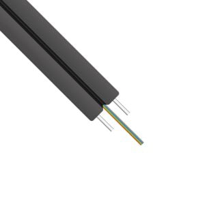 Оптичен кабел DeTech FTTH 4 влакна Indoor 2000м Черен - 18417
