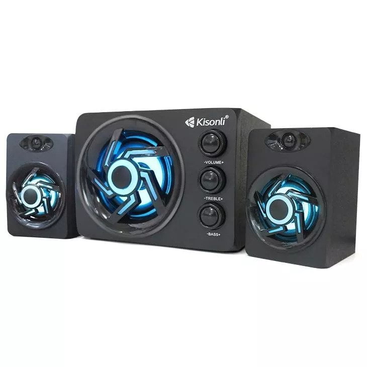 Тонколони Kisonli TM-8000A Bluetooth 5W+3W*2 USB Различни цветове - 22112 Тонколони Kisonli TM-8000A Bluetooth 5W+3W*2 USB Различни цветове - 22112
