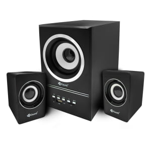 Тонколони Kisonli U-2700BT Bluetooth 5W+3W*2 USB Черен - 22114