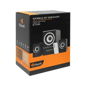 Тонколони Kisonli U-2700BT Bluetooth 5W+3W*2 USB Черен - 22114 - 02
