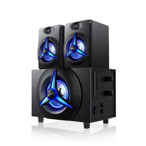 Тонколони Kisonli TM-7000A Bluetooth 15W+2x5W 220V Черен - 22148 - 02