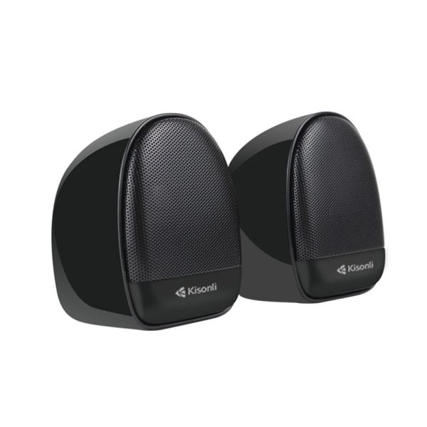 Тонколони Kisonli KS-08 2x3W USB Черен - 22158 - 02