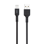 Кабел за данни DeTech DE-C37C Type-C 1.0m Черен - 40196