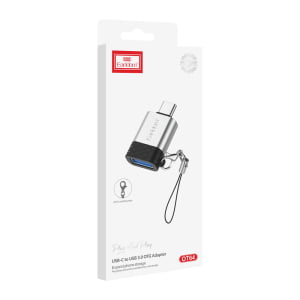 Преходник Earldom ET-OT64 USB F към Type-C OTG Сребрист - 40209 - 02