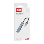USB хъб Earldom ET-HUB09 USB 3.0 3 Порта Сив - 40218 - 03