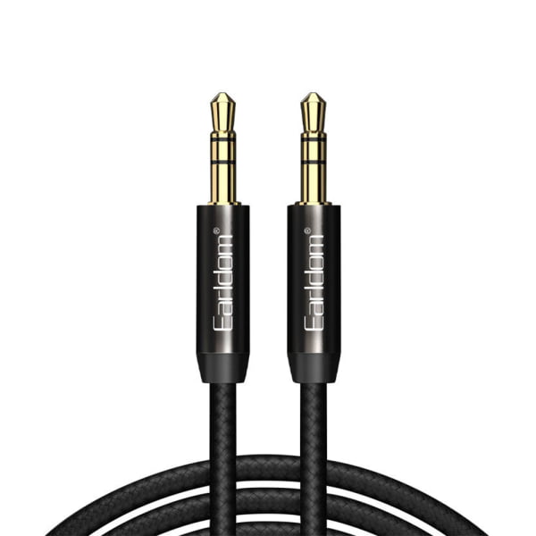 Аудио кабел Earldom ET-AUX03 3.5mm жак М/М 1.0м Черен - 40225 - 02