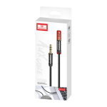 Аудио кабел Earldom ET-AUX03 3.5mm жак М/М 1.0м Черен - 40225 - 03