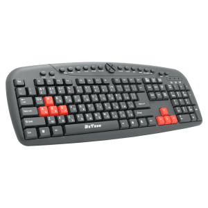 Мултимедийна клавиатура DeTech DE6087 USB Кирилизирана Черен - 6087 - 02