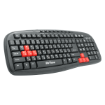 Мултимедийна клавиатура DeTech DE6089 USB Кирилизирана Черен - 6089 - 02