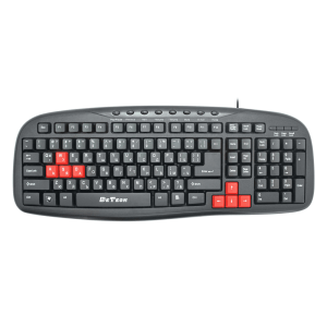 Мултимедийна клавиатура DeTech DE6089 USB Кирилизирана Черен - 6089