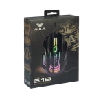 Геймърска мишка Aula S18 Оптична 7D RGB Черен - 741 - 04