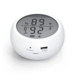 Смарт сензор No brand PST-WSD400B За температура и влажност LCD екран Wi-Fi Tuya Smart Бял - 91010 - 06