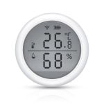 Смарт сензор No brand PST-WSD400B За температура и влажност LCD екран Wi-Fi Tuya Smart Бял - 91010 - 03
