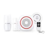 Смарт алармена система No brand PST-H3 5в1 Wi-Fi Tuya Smart Бял - 91011