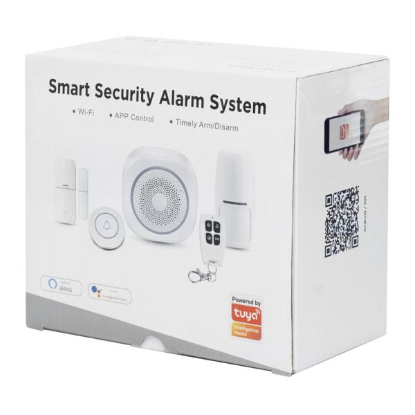 Смарт алармена система No brand PST-H3 5в1 Wi-Fi Tuya Smart Бял - 91011 - 06