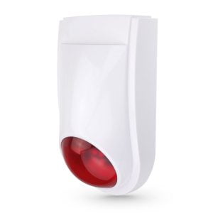 Смарт сирена No brand PST-TS106 Външен монтаж Wi-Fi Tuya Smart Бял - 91012