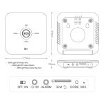 Смарт алармена система No brand PST-10GDT 5в1 GSM Wi-Fi Tuya Smart Бял - 91013 - 07