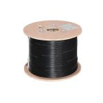 Оптичен кабел DeTech FTTH 4 влакна Indoor 2000м Черен - 18417 - 02