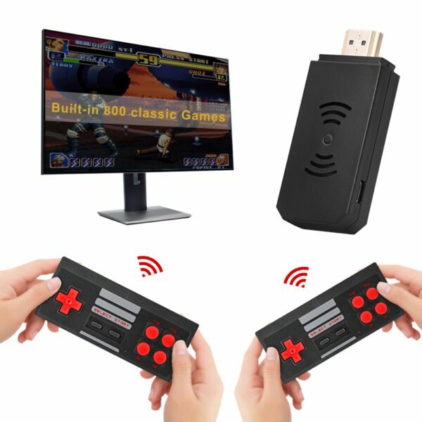 Игрова конзола No brand D600 800 Вградени игри HDMI Черен - 13032 - 03