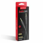 Аудио кабел DeTech DE-10AUX 3.5mm жак М/М 1.0м Черен - 40276 - 02