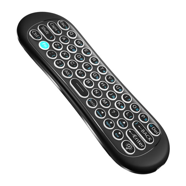 Универсално дистанционно No brand R2 Air mouse USB 2.4GHz Микрофон IR програмируемо Черен - 13043 - 04