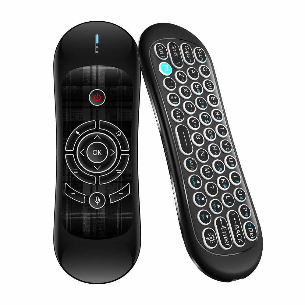 Универсално дистанционно No brand R2 Air mouse USB 2.4GHz Микрофон IR програмируемо Черен - 13043 Универсално дистанционно No brand R2 Air mouse USB 2.4GHz Микрофон IR програмируемо Черен - 13043