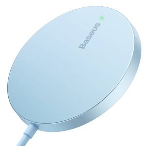 Безжично зарядно устройство Baseus Simple Mini 3 Qi 15W Син - 40382 - 02