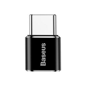 Преходник Baseus Mini Micro USB F към Type-C OTG Черен - 40398 - 02