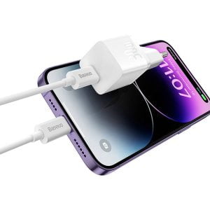Мрежово зарядно устройство Baseus GaN5S Fast Charger 1C 30W 1 x Type-C F Бял - 40409 - 02