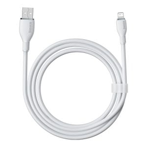 Кабел за данни Baseus Pudding Lightning 2.0m Бял - 40430 - 03