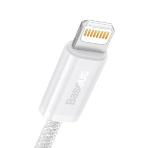 Кабел за данни Baseus Dynamic Lightning 1.0m Бял - 40467 - 02