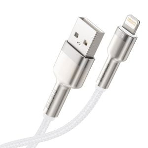 Кабел за данни Baseus Cafule Lightning 1.0m Бял - 40474 - 02