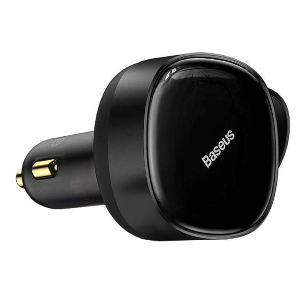 Зарядно устройство за кола Baseus Enjoyment Pro 33W 2xType-C Кабел Черен - 40500 - 04