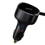 Зарядно устройство за кола Baseus Enjoyment Pro 33W 2xType-C Кабел Черен - 40500 - 03