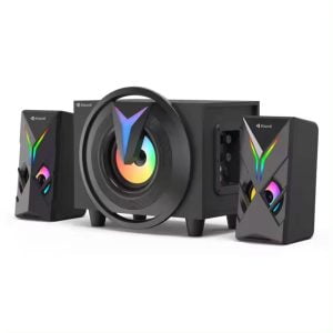 Тонколони Kisonli TM-1000U Bluetooth USB AUX SD FM 8W+2x4W Черен - 22220