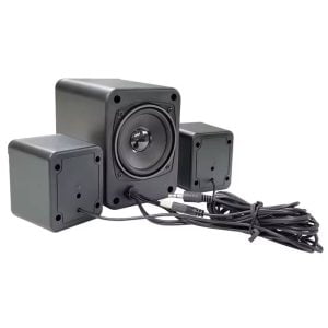 Тонколони Kisonli U-3100 AUX 3W+2x2W Черен - 22223 - 02