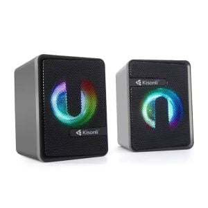 Тонколони Kisonli L-4040 AUX 2x3W Черен - 22234 - 02