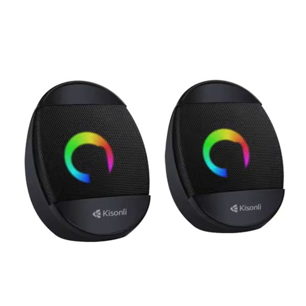 Тонколони Kisonli L-7070 AUX 2x3W Черен - 22235 - 04