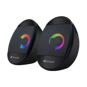Тонколони Kisonli L-7070 AUX 2x3W Черен - 22235