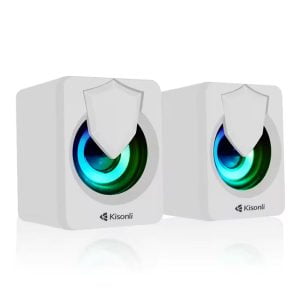 Тонколони Kisonli L-1030 AUX 2x2.5W Бял - 22243 - 02